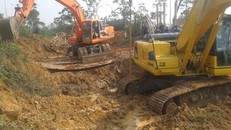 Đường ống nước sông Đà lần thứ 10 bị vỡ