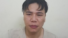 Nam ca sĩ Châu Việt Cường tại cơ quan công an (ảnh P.Q).