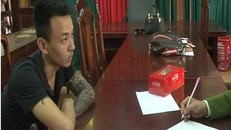 Đối tượng Bảo ra đầu thú tại cơ quan công an