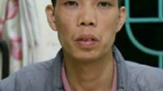 Bình tại cơ quan công an. 