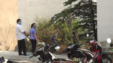 Hiện trường nơi người bán vé số phát hiện ra thi thể chị Hiền.