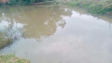 Hồ nước nơi xảy ra sự việc.