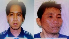 Nghi phạm Tâm và Đỏ tại cơ quan điều tra. Ảnh: Công an Gia Lai