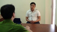 Vinh đã đến cơ quan công an đầu thú ngay sau khi gây án.