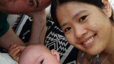 Cặp vợ chồng hạnh phúc có con sau 4 năm chiến đấu với hiếm muộn. Ảnh: NVCC.