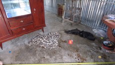 Hiện trường xảy ra vụ việc. Ảnh: báo Công an nhân dân.