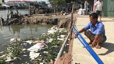 Người dân khu vực Thới Lợi thấp thỏm vì sống bên khu vực sạt lở