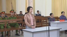 Bị cáo tại tòa.