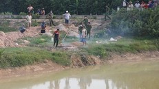 Hiện trường phát hiện thi thể anh Huỳnh. Ảnh: Báo CAND.