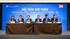 Ban lãnh đạo CENLAND tại buổi roadshow 