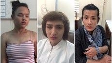 Các đối tượng bị bắt giữ.