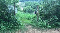 Nạn nhân được tìm thấy trong một lều hoang bìa rừng *ảnh: TN