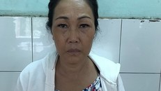 Cần Thị Xuân Dung tại cơ quan công an.