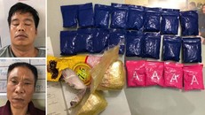 Hai đối tượng cùng tang vật thu giữ được: Nguồn Báo Công an nhân dân