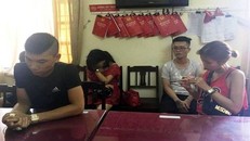 Các đối tượng tại cơ quan Công an