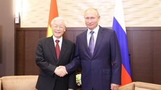 Tổng Bí thư Nguyễn Phú Trọng và Tổng thống Vladimir Putin