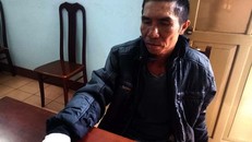 Đối tượng Hùng tại cơ quan điều tra.