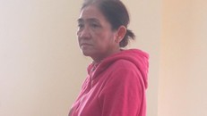 Bị cáo Nga tại phiên tòa.