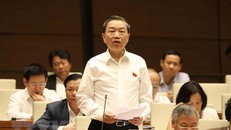 Bộ trưởng Bộ Công an Tô Lâm trả lời chất vấn.