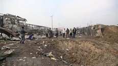 Hiện trường một vụ đánh bom liều chết ở Kabul, Afghanistan, ngày 29/11 vừa qua.