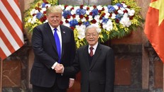 Tổng Bí thư, Chủ tịch nước Nguyễn Phú Trọng tiếp Tổng thống Donald Trump