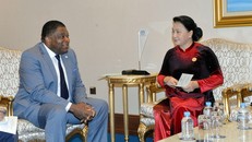 Chủ tịch Quốc hội Nguyễn Thị Kim Ngân tiếp Tổng Thư ký IPU Martin Chungong