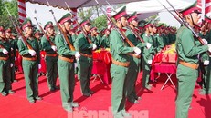 Lễ truy điệu và an táng hài cốt Liệt sĩ mùa khô 2018-2019 tại Nghĩa trang Liệt sĩ huyện Nghi Lộc