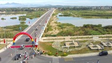 Quảng Ngãi khánh thành cầu mới gần 650 tỉ qua sông Trà Khúc