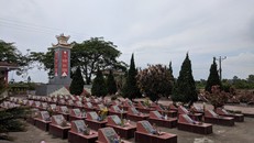 Nghĩa trang liệt sỹ xã Quang Trung.