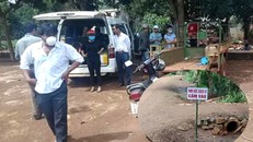 Cán bộ y tế về địa phương đưa người nghi lây bệnh đi điều trị, cắm biển cách ly khu vực xuất hiện bệnh bạch hầu