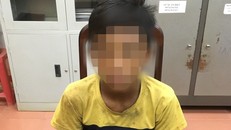 Điểu Long tại cơ quan điều tra. Ảnh: T. N.