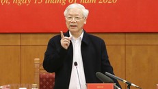 Tổng Bí thư, Chủ tịch nước Nguyễn Phú Trọng phát biểu kết luận phiên họp.