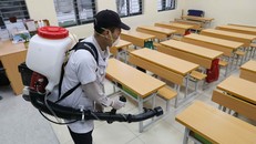 Nghiêm túc phòng dịch trong trường học.