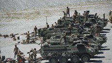 Binh sĩ Mỹ tham gia cuộc tập trận chung Mỹ - Philippines tại Crow Valley, tỉnh Tarlac, Philippines, ngày 10/4/2019. Ảnh: AFP/TTXVN