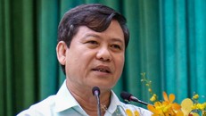 Viện trưởng VKSND Tối cao Lê Minh Trí tại cuộc tiếp xúc cử tri sáng nay