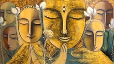 Cõi thiền trong những bức tranh của hoạ sĩ Hoàng A Sáng 