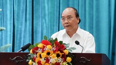 Thủ tướng kết luận cuộc làm việc với 13 tỉnh, thành phố ĐBSCL. - Ảnh: VGP/Quang Hiếu