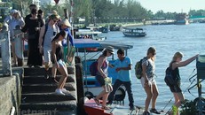 Bến Ninh Kiều, Cần Thơ thời điểm chưa có dịch COVID-19. (Ảnh: Mai Mai/Vietnam+)