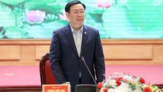 Bí thư Thành ủy Hà Nội Vương Đình Huệ. 