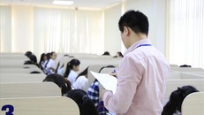 Thí sinh tham dự Kỳ thi đánh giá năng lực của ĐH Quốc gia Hà Nội năm 2016. 