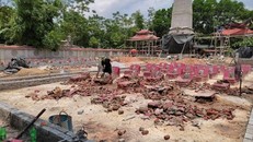 Thái Nguyên: Nhà thầu thi công phá dỡ, san bằng toàn bộ mộ liệt sĩ