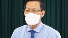 Tân Chủ tịch UBND TP.HCM Phan Văn Mãi trả lời báo chí vào trưa ngày 24/8.