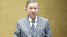 Tổng Bí thư Tô Lâm, Trưởng Ban Chỉ đạo Trung ương về phát triển khoa học, công nghệ, đổi mới sáng tạo và chuyển đổi số phát biểu chỉ đạo. Ảnh: TTXVN