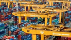 Đại gia vận tải lớn nhất Hàn Quốc - Hanjin đã đệ đơn xin toà thụ lý phá sản hôm 31/8. Ảnh: Reuters