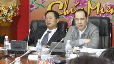 Trịnh Xuân Thanh và Vũ Đức Thuận khi còn đương chức. Ảnh: PVC.