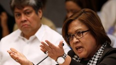Thượng nghị sĩ Leila de Lima, người chỉ trích Tổng thống Duterte mạnh mẽ nhất. Ảnh: Reuters.