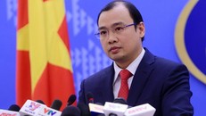 Người phát ngôn Bộ Ngoại giao Lê Hải Bình. Ảnh: Tiến Tuấn.
