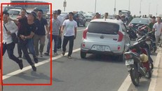 Anh Quang Thế bị hành hung khi tác nghiệp. Ảnh: M.C