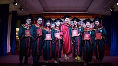 Lễ trao bằng tốt nghiệp cử nhân của ĐH Sài Gòn tháng 8/2016. Ảnh: ĐH Sài Gòn.