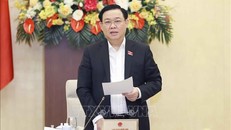 Chủ tịch Quốc hội Vương Đình Huệ phát biểu khai mạc. Ảnh: TTXVN